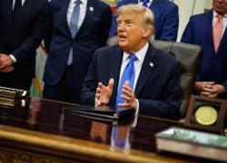 El presidente de Estados Unidos, Donald Trump, en el Despacho Oval de la Casa Blanca.