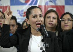 Fotografía de archivo de la excandidata presidencial Luisa González.