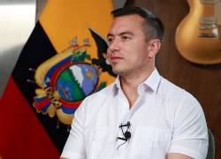 Noboa afirmó que el embalse de Mazar “no está en niveles críticos”.