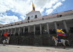 Fotografía del Palacio de Carondelet, en Quito.