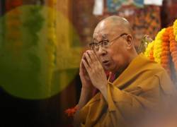 El líder espiritual tibetano, el Dalái Lama.