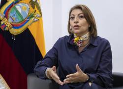 La embajadora de Ecuador en España, Wilma Andrade Muñoz, durante una entrevista con Efe este miércoles, en el consulado de Ecuador en Murcia.