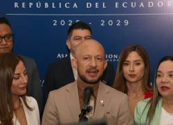 Rueda de prensa de la bancada de ADN sobre el uso de las cámaras de seguridad en Guayaquil.