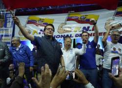 Fernando Villavicencio participó de la Asamblea Nacional de sectores populares en apoyo a su candidatura, minutos antes de ser asesinado en Quito.