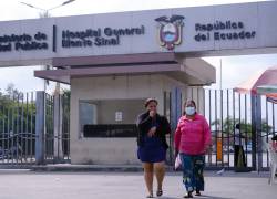 En la gráfica, familiares y pacientes del hospital de Monte Sinaí.