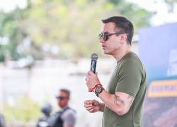 “El Ecuador avanza, y esta vez nadie lo detiene”, enfatizó Noboa.