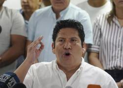 Dirigente sindical de la Corporación Nacional de Electricidad (CNEL), Richard Gómez. Foto: César Muñoz / API