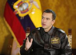 Fotografía que muestra al mandatario de Ecuador, Daniel Noboa.