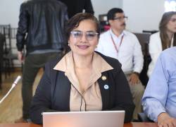 Sandra Figueroa causó polémica en el Pleno de la Asamblea.