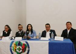 Rueda de Prensa de la Confederación Nacional de la Salud del Ecuador (Consade).