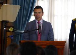 Fotografía de archivo del presidente de Ecuador, Daniel Noboa.
