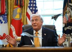 El presidente de Estados Unidos, Donald Trump, en la Oficina Oval de la Casa Blanca, en Washington, D.C.