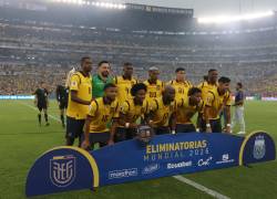 La Selección de Ecuador en el último partido de las Eliminatorias para el Mundial 2026.