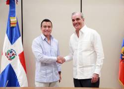Reunión entre Daniel Noboa y Luis Abinader en Punta Cana.