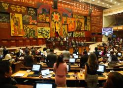 Instalación de la sesión del pleno de la asamblea 897 donde se trató el segundo debate del proyecto de Ley Orgánica para enfrentar el conflicto armado interno la crisis social y económica.