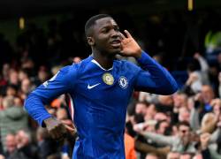 El centrocampista ecuatoriano del Chelsea, Moisés Caicedo.