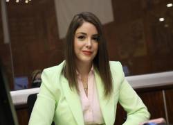 Fotografía de archivo de la asambleísta Mónica Palacios.