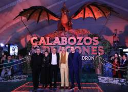 Alfombra roja de la premiere de Calabozos y Dragones en México.