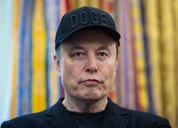 Elon Musk asiste a una conferencia de prensa con el presidente estadounidense Trump en la Oficina Oval de la Casa Blanca en Washington, DC, EE. UU., 30 de mayo de 2025.