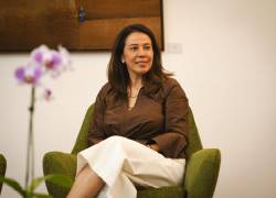 Cynthia Gellibert expresa su opinión sobre los medios de comunicación.