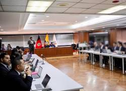 Audiencia del caso Apagón en el Complejo Judicial Norte de Quito.