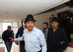 Leonidas Iza, expresidente de la CONAIE y excandidato presidencial. Foto: API / Rolando Enríquez.