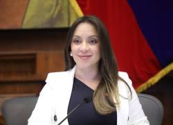 Mishel Mancheno, la nueva presidente de la Legislatura.
