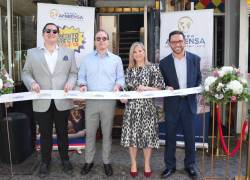 Durante la inauguración estuvieron presentes Alfredo Nuques, vicepresidente de Gestión Estratégica de Ambiensa; Stefano Ferretti, CEO de Ambiensa; Rhonda Cevallos, vicepresidenta Ejecutiva de Ambiensa; José Forero, director Comercial de Ambiensa.