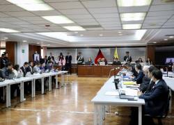 Audiencia de juicio por presunta lesa humanidad.