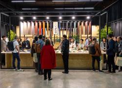 Uno de los espacios de la 34ª edición de Inspiramais, el salón de diseño e innovación de materiales para las industrias de la moda, calzado y confección de Brasil.