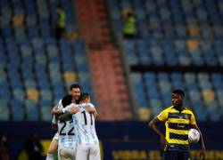 Ecuador perdió 3-0 ante Argentina.