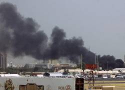 El ejército aseguró que unos paramilitares se infiltraron e incendiaron aviones civiles, incluyendo uno de Saudi Airlines.