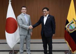 Noboa mantuvo una con empresarios miembros de la Federación Empresarial de Japón (Keidanren).