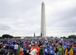 En varias ciudades estadounidenses, entre ellas Washington, se realizaron marchas en las que se piden medidas que restrinjan el acceso a las armas.