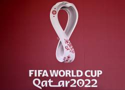 Logo oficial del Mundial de fútbol de Catar 2022.