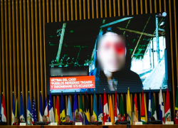 Imagen de la audiencia de la Corte Interamericana de Derechos Humanos, en agosto de 2022.