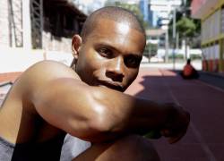 Alex Quiñónez, atleta esmeraldeño que fue séptimo en los Juegos Olímpicos de Londres en 2012 y tercero en el Mundial de Atletismo de Doha en 2019.