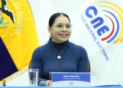 Presidenta del CNE, Diana Atamaint.