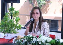 La exasambleísta correísta, Marcela Aguiñaga, en una fotografía tomada de sus redes sociales.