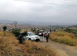 Una niña que caminaba en la zona se dio cuenta de la presencia del cadáver.