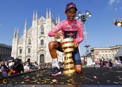 Egan Bernal ganó el Giro de Italia en su primera participación en esa competencia.