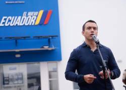 Fotografía de archivo del mandatario Daniel Noboa.