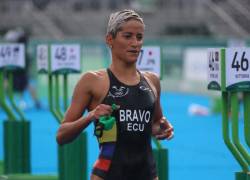 Elizabeth Bravo quedó fuera del triatlón olímpico