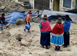 Él está vivo: peruano sepultado por alud en Alausí llama a su hermana para pedir que lo rescaten