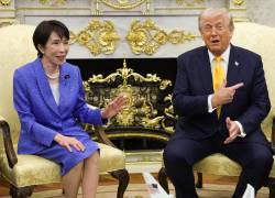 La primera ministra de Japón, Sanae Takaichi se reunió con el presidente de Estados Unidos, Donald Trump.