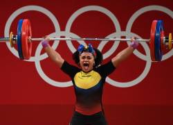 Neisi Dájomes obtuvo el oro en halterofilia en los Juegos Olímpicos de Tokio. Ella será una de las atletas beneficiadas con el nuevo plan de alto rendimiento.