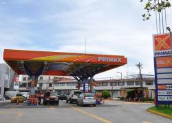 Estación de servicio Primax situada en la ciudad andina de Cuenca.