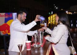 Degustación de vino durante la edición anterior del Wine &amp; Beer.