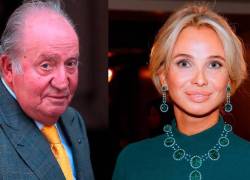 El rey emérito de España Juan Carlos I y su ex amante Corinna Larsen