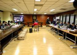 Fotografía de la audiencia de vinculación llevada a cabo este miércoles.